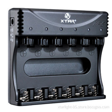 Chargers, XTAR WP6II, Intelligent and Safe for Li-ion Batteries
